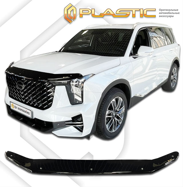Дефлектор капота (Classic черный) GAC GS8 II поколение, джип/suv 5 дв., рынок России