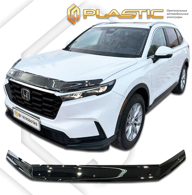 Дефлектор капота (Classic черный) Honda CR-V VI поколение, джип/suv 5 дв. 
