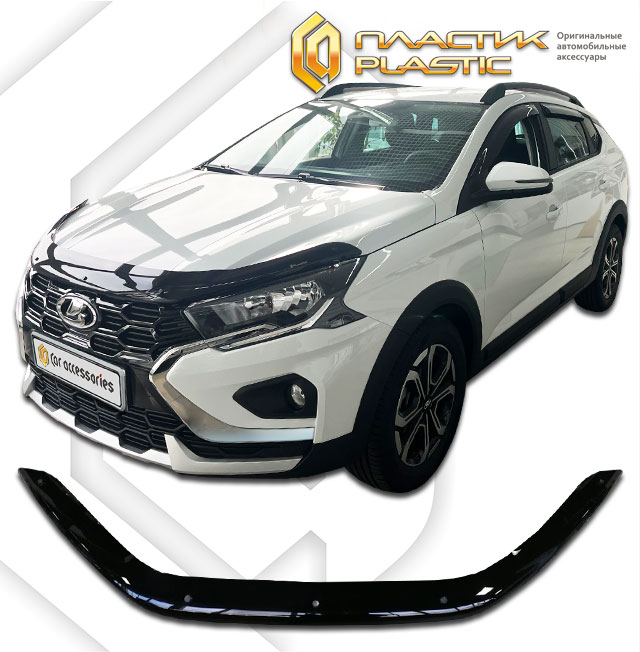 Дефлектор капота (Classic черный) LADA ISKRA SW, ISKRA SW CROSS I поколение, универсал