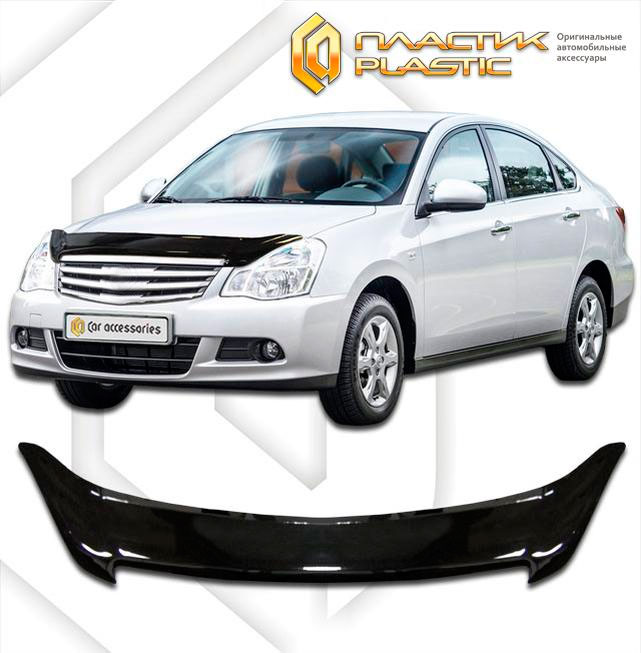Дефлектор капота (Classic черный) Dongfeng E11K I поколение, седан