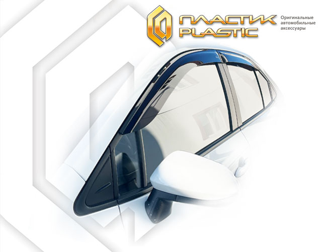 Ветровики дверей (Classic полупрозрачный) Toyota Levin XII поколение, седан