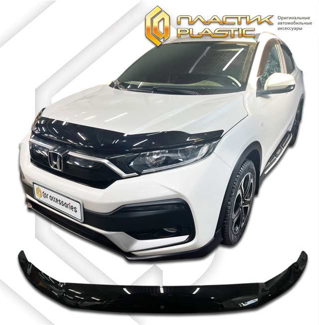 Дефлектор капота (exclusive) (Classic черный) Honda XR-V II поколение, джип/suv 5 дв.